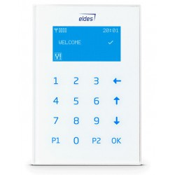 Wired LCD keyboard, white EKB2