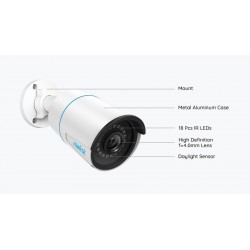 IP vaizdo kamera 5MP, 4.0mm, IR 30 m, PoE, RLC-510A
