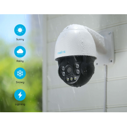 PTZ kamera, PoE, 8MP, 5xZOOM, 60m IR/LED, auto-sekimas, IP66, RLC-823A
