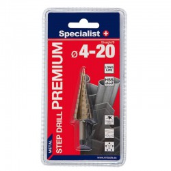 Pakopinis grąžtas 4-20 mm