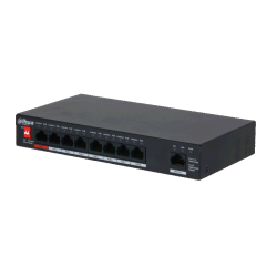 Komutatorius, 8PoE, 1Hi-PoE, 1 Uplink PFS3009-8ET1GT-96-V2