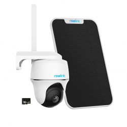 Reolink komplektas: GSM pakraunama kamera Go PT Plus + saulės baterija + MicroSD 32GB