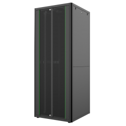 Pastatoma komutacinė spinta 42U, 800x800 mm, juoda