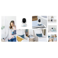 WiFi vaizdo kamera, 5 MP ZOOM 3x, IR 12 m, su judesio davikliu, mikrofonu, E1 Zoom