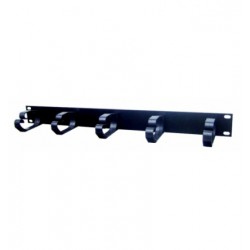 Cable panel 19" 1U, 5 loops