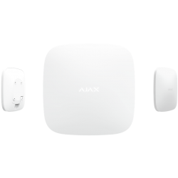 HUB 2 Plus belaidės sistemos centralė, 2xSIM 4G, 200 įrenginių, 200 vart., balta