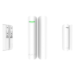 DoorProtect Plus belaidis magnetinis kontaktas su vibro ir poslinkio davikliu, baltas