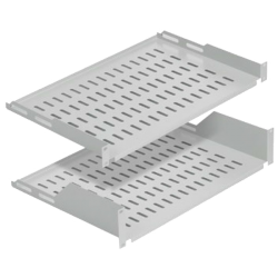 Shelf 19" depth 550 mm, 2U,...